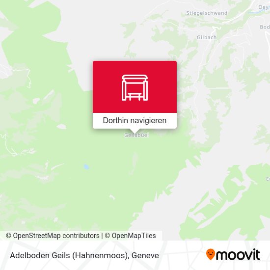 Adelboden Geils (Hahnenmoos) Karte