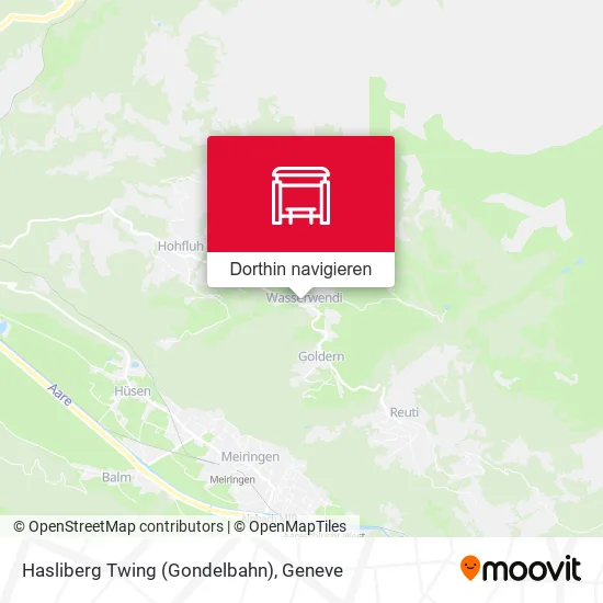 Hasliberg Twing (Gondelbahn) Karte