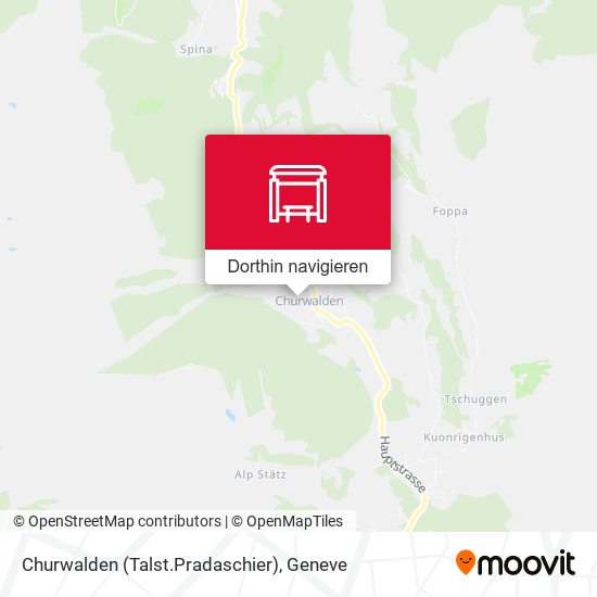 Churwalden (Talst.Pradaschier) Karte