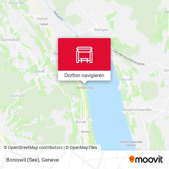 Boniswil (See) Karte