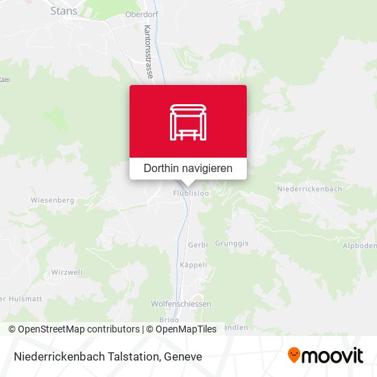 Niederrickenbach Talstation Karte