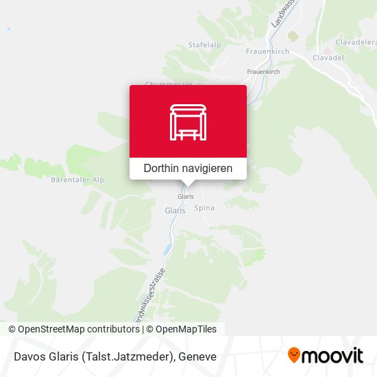 Davos Glaris (Talst.Jatzmeder) Karte