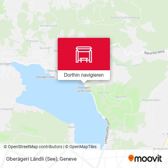 Oberägeri Ländli (See) Karte
