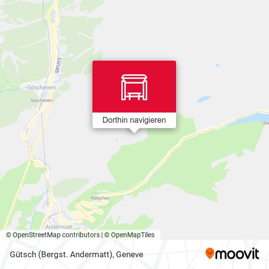 Gütsch (Bergst. Andermatt) Karte