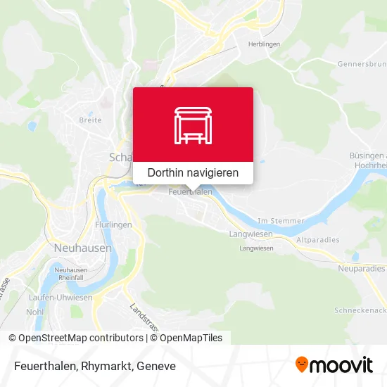 Feuerthalen, Rhymarkt Karte