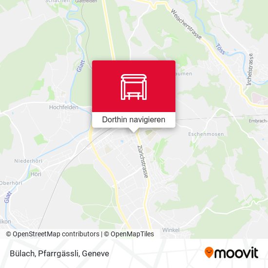 Bülach, Pfarrgässli Karte