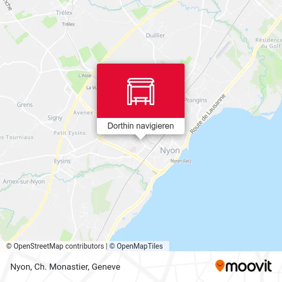 Nyon, Ch. Monastier Karte