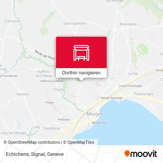 Echichens, Signal Karte