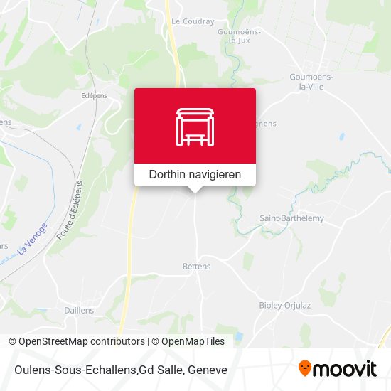 Oulens-Sous-Echallens,Gd Salle Karte