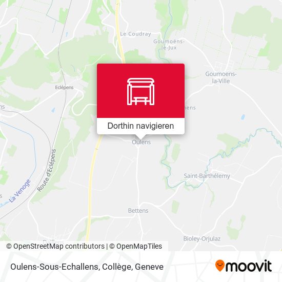 Oulens-Sous-Echallens, Collège Karte