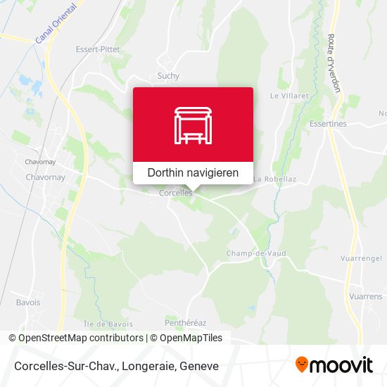 Corcelles-Sur-Chav., Longeraie Karte