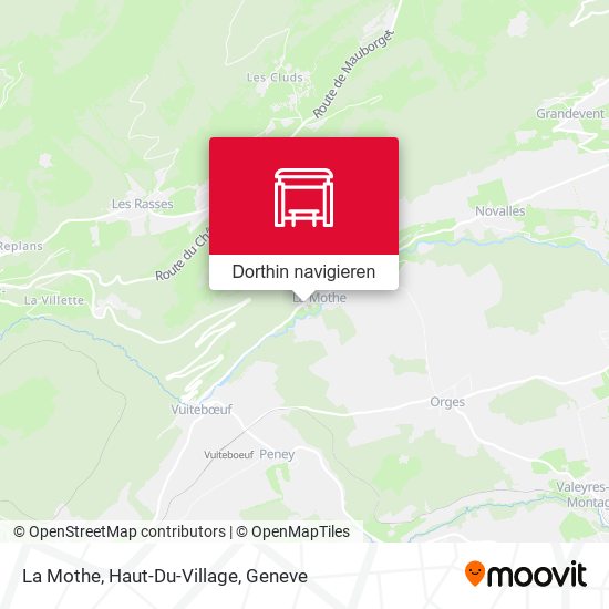 La Mothe, Haut-Du-Village Karte