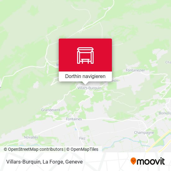 Villars-Burquin, La Forge Karte