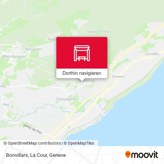 Bonvillars, La Cour Karte