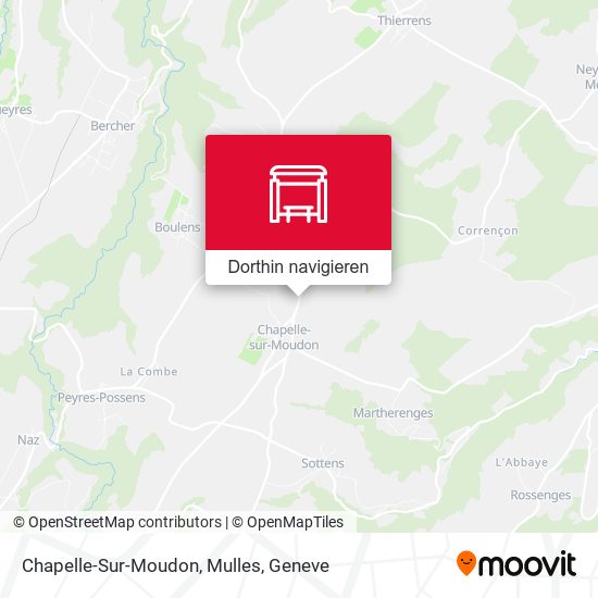 Chapelle-Sur-Moudon, Mulles Karte