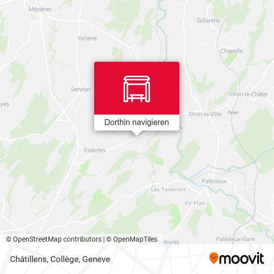Châtillens, Collège Karte