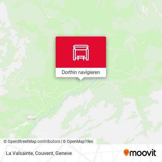 La Valsainte, Couvent Karte