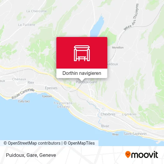 Puidoux, Gare Karte