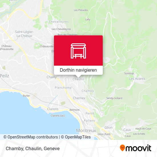 Chamby, Chaulin Karte