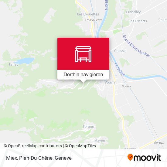 Miex, Plan-Du-Chêne Karte