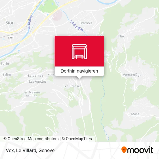 Vex, Le Villard Karte