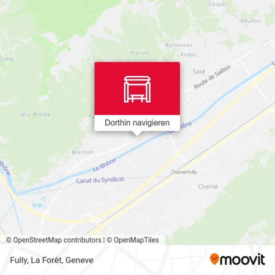 Fully, La Forêt Karte