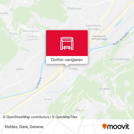 Riddes, Gare Karte
