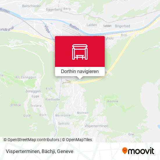 Visperterminen, Bächji Karte