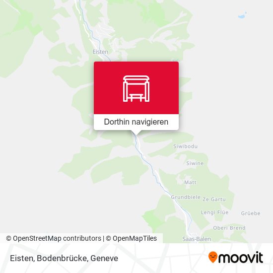 Eisten, Bodenbrücke Karte