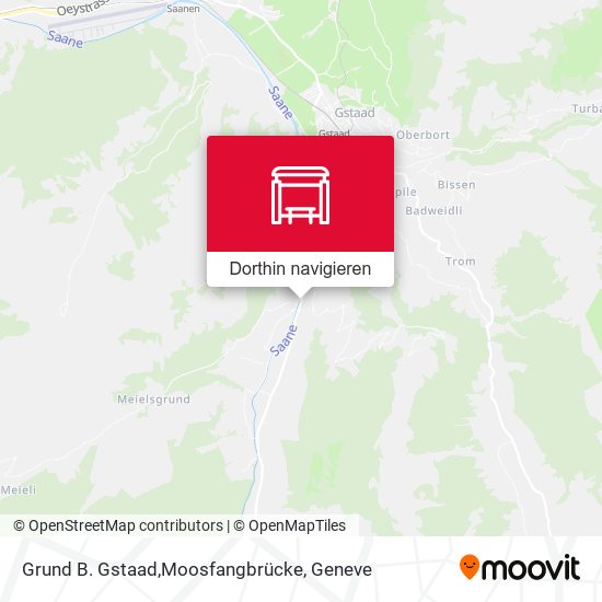 Grund B. Gstaad,Moosfangbrücke Karte