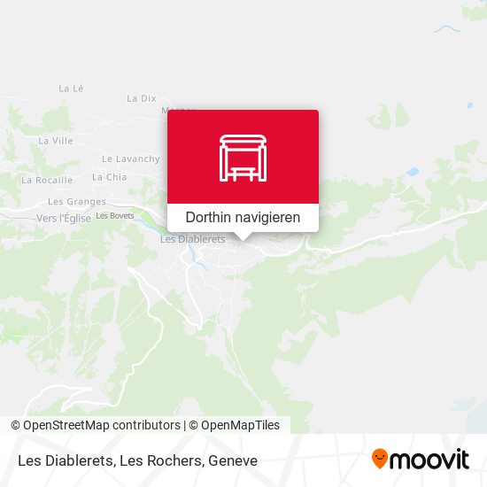 Les Diablerets, Les Rochers Karte