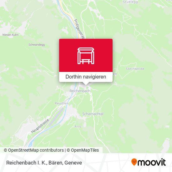Reichenbach I. K., Bären Karte
