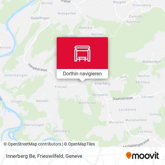 Innerberg Be, Frieswilfeld Karte