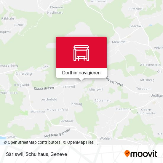 Säriswil, Schulhaus Karte