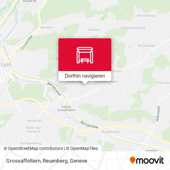 Grossaffoltern, Reuenberg Karte