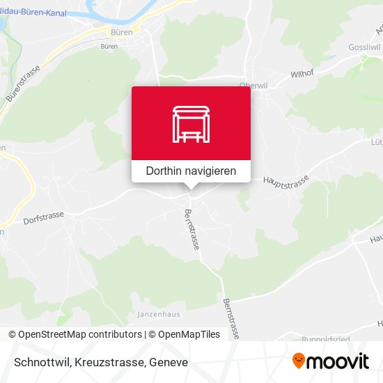 Schnottwil, Kreuzstrasse Karte