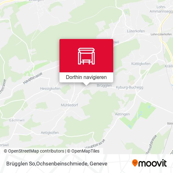 Brügglen So,Ochsenbeinschmiede Karte