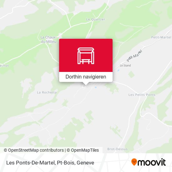 Les Ponts-De-Martel, Pt-Bois Karte