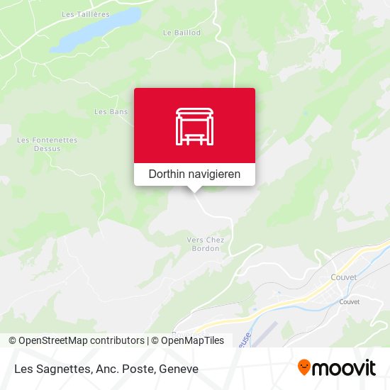 Les Sagnettes, Anc. Poste Karte