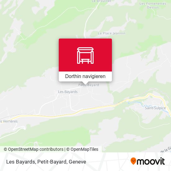 Les Bayards, Petit-Bayard Karte