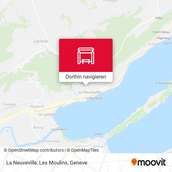 La Neuveville, Les Moulins Karte