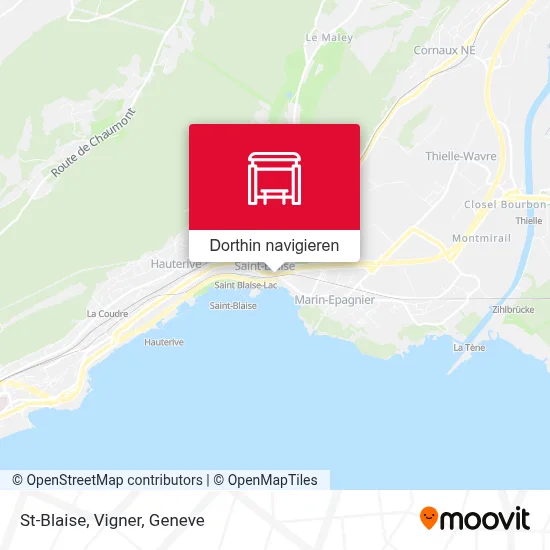 St-Blaise, Vigner Karte