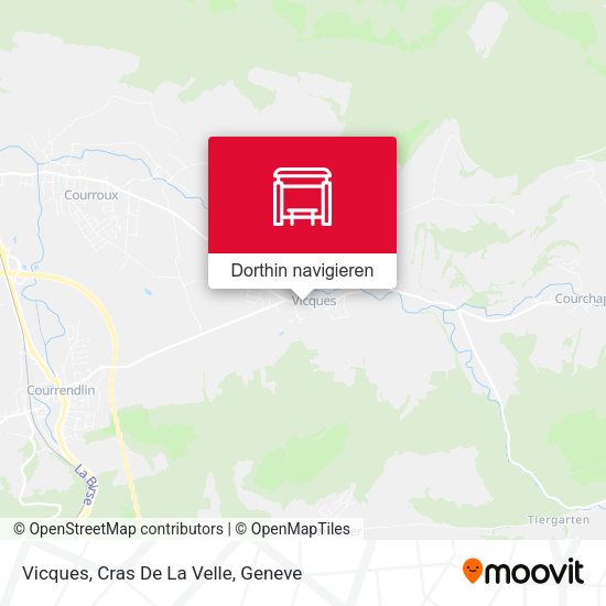 Vicques, Cras De La Velle Karte