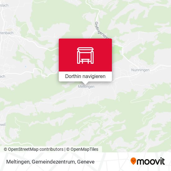 Meltingen, Gemeindezentrum Karte