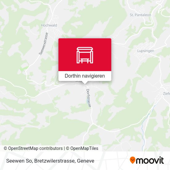 Seewen So, Bretzwilerstrasse Karte