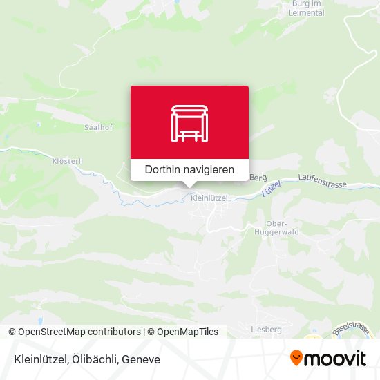Kleinlützel, Ölibächli Karte