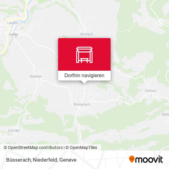 Büsserach, Niederfeld Karte