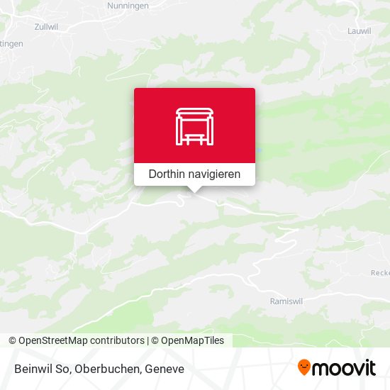 Beinwil So, Oberbuchen Karte