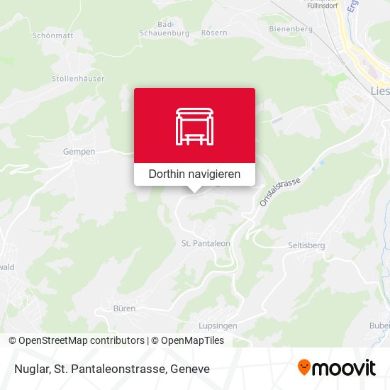 Nuglar, St. Pantaleonstrasse Karte