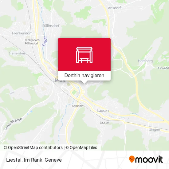 Liestal, Im Rank Karte